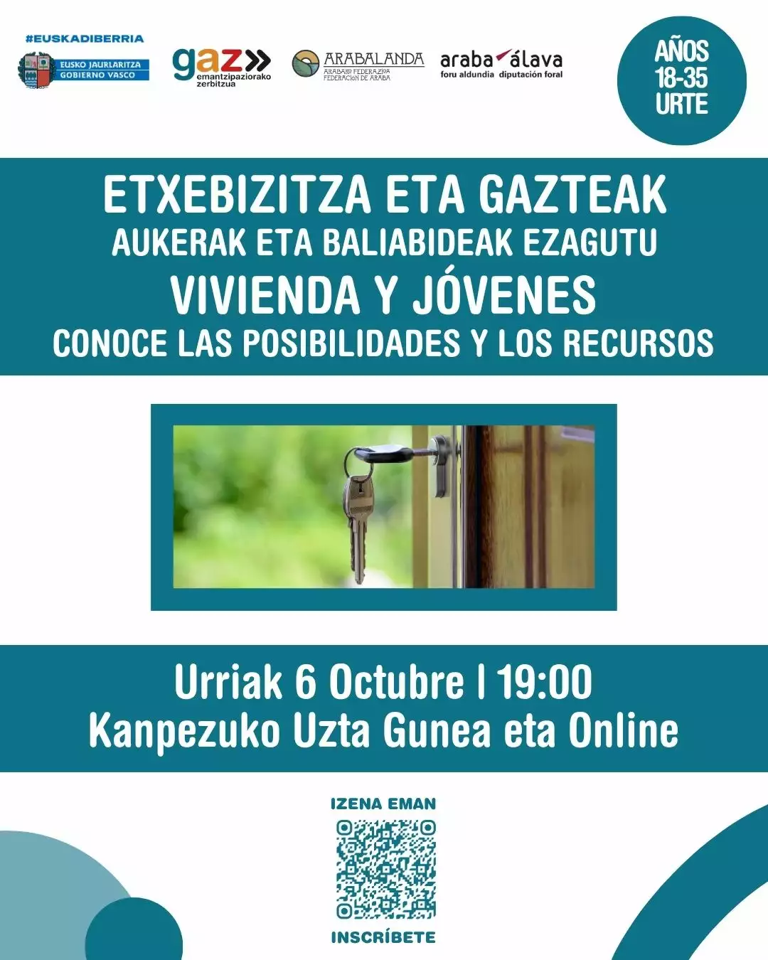 ARABALANDA: CHARLA SOBRE VIVIENDA PARA JÓVENES